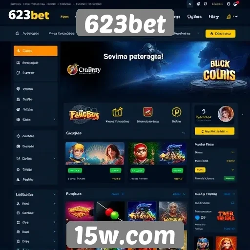 Explorando a interface do usuário do site 623bet